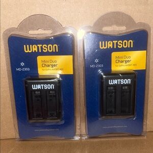 NWT Watson Mini Duo Charger for GoPro AHDBT-401 2pack